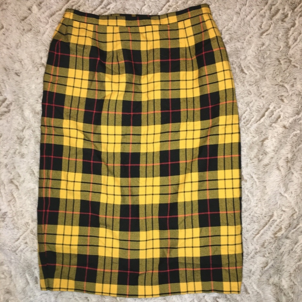 Vintage McLeod Plaid checkered Skirt 8 - Picture 3 of 7